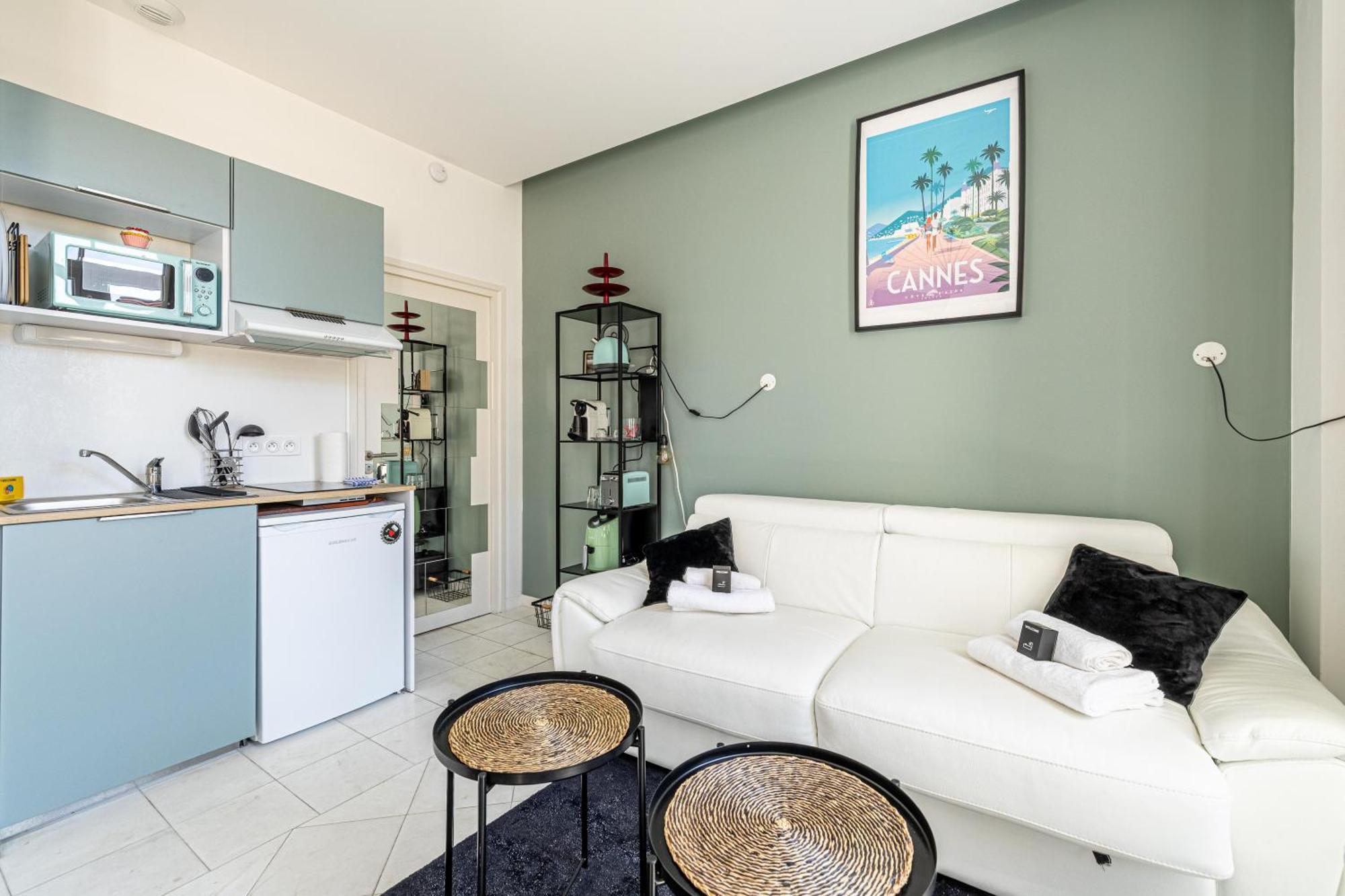 קאן Private - Small Studio For Two At 5 Minutes From Croisette מראה חיצוני תמונה